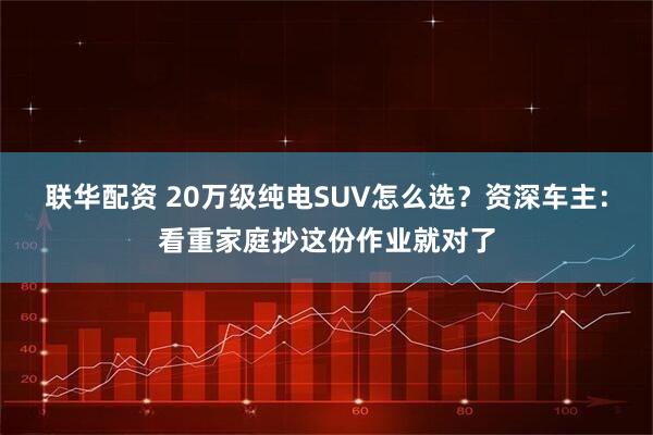 联华配资 20万级纯电SUV怎么选？资深车主：看重家庭抄这份作业就对了