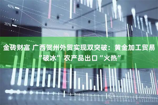 金砖财富 广西贺州外贸实现双突破：黄金加工贸易“破冰” 农产品出口“火热”